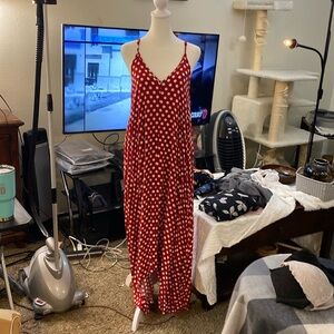 Beautiful and sexy spaghetti strap, maxi dress size large